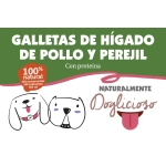 Galletas de hígado de pollo y perejil